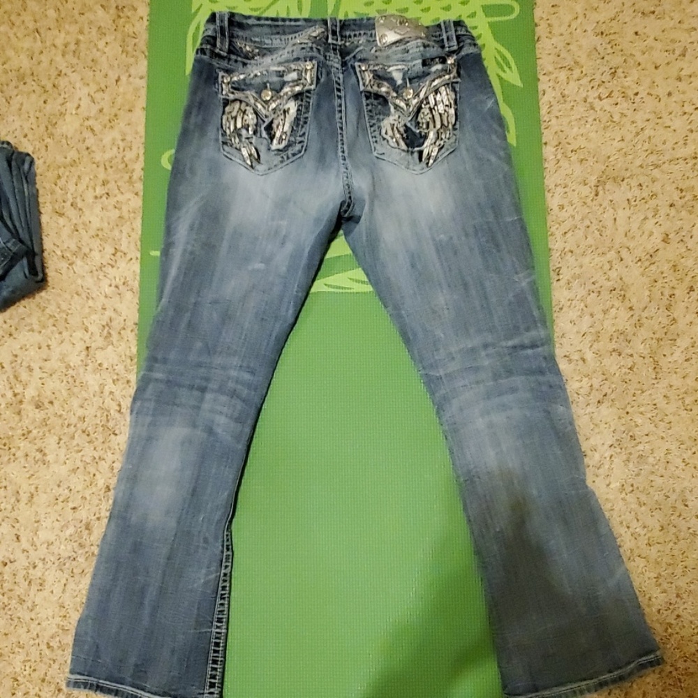 Miss Me Mid-Rise Boot Cut Jeans
